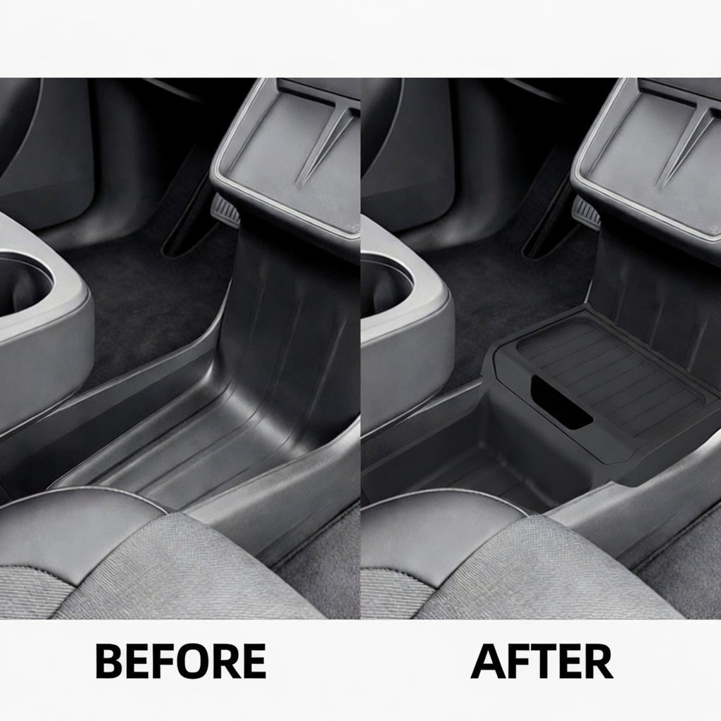 Premium TPE Lower Center Console Organizer for Model Y Standard - Tesery Official Store
