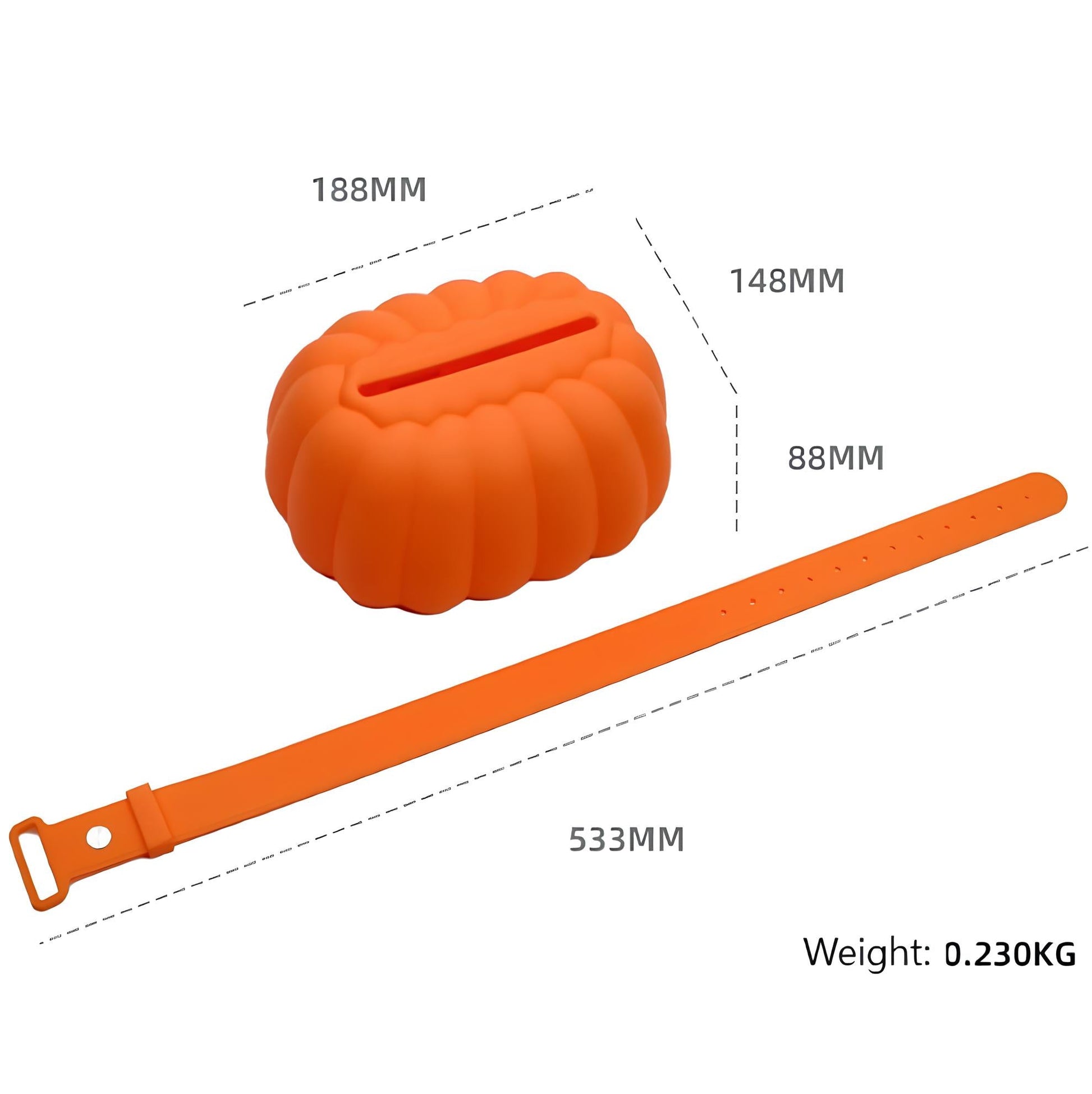 Pumpkin Shaped Silicone Tissue Box l Fit for Tesla Model 3/Y/S/X - Tesery Official Store