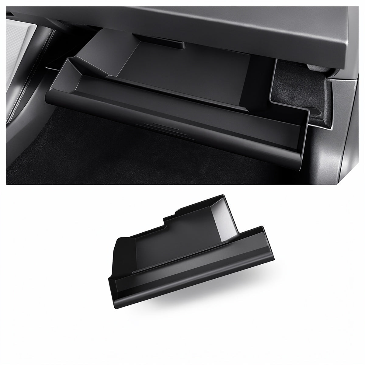 Push - Pull Glovebox Storage Case for Tesla Model 3 Highland / Model Y Juniper / YL (LHD) - Tesery Official Store
