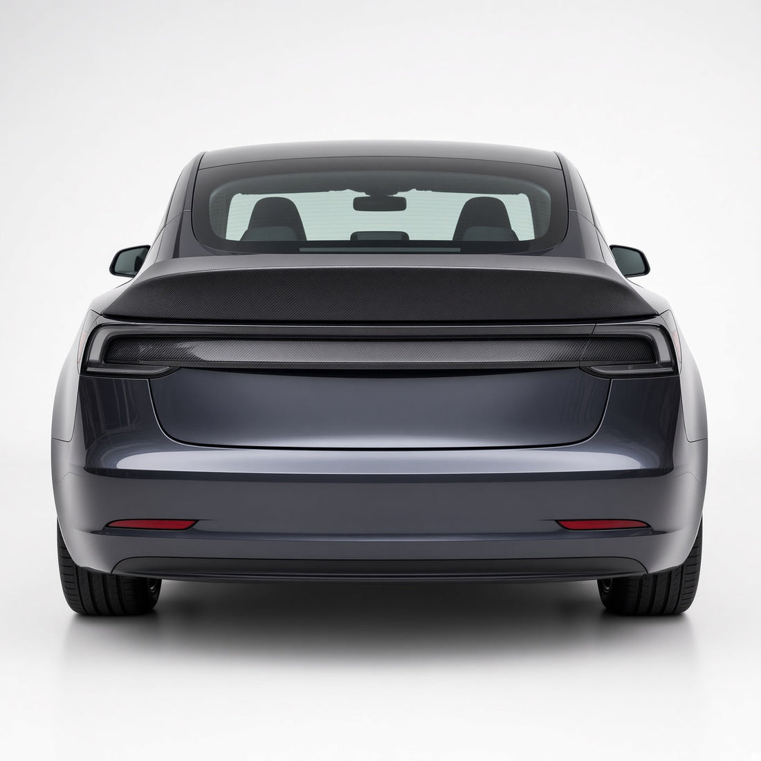 Real Carbon Fiber Rear Trunk Spoiler for Model Y Juniper - Tesery Official Store