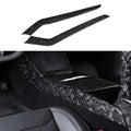Real Dry Carbon Fiber Center Console Side Panel Overlays for Model 3 Highland & New Model Y (2 Pieces) - Tesery Official Store