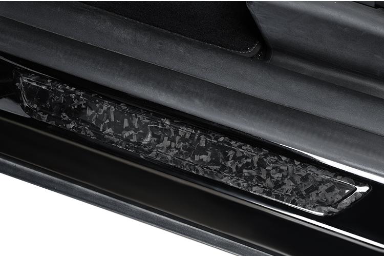 Real Dry Carbon Fiber Door Sill Strip Overlay for Model 3/Y - Tesery Official Store