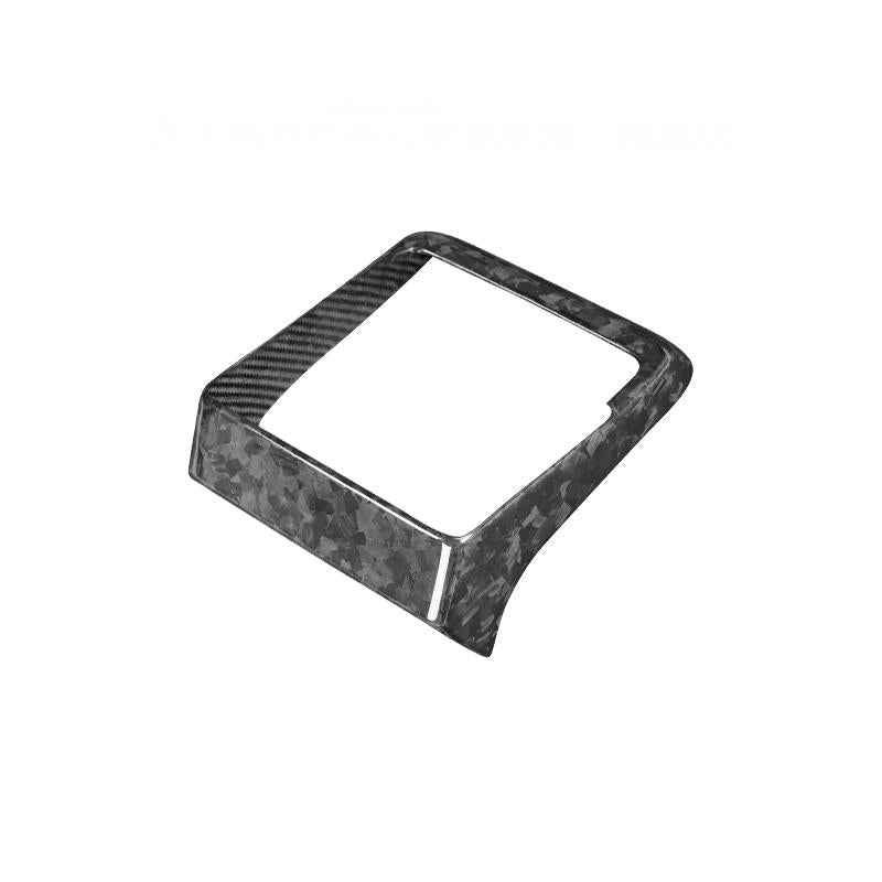 Real Dry Carbon Fiber Rear Screen Trim Frame Overlay for Model 3 Highland & New Model Y - Tesery Official Store