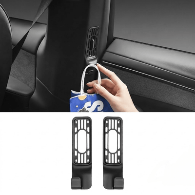 Rear Air Vent Hook for Model YL (2PCS) | Bag Hanger & Tool-Free Install - Tesery Official Store