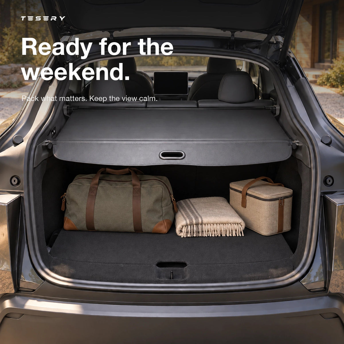 Retractable Cargo Cover for Model Y Juniper - Tesery Official Store