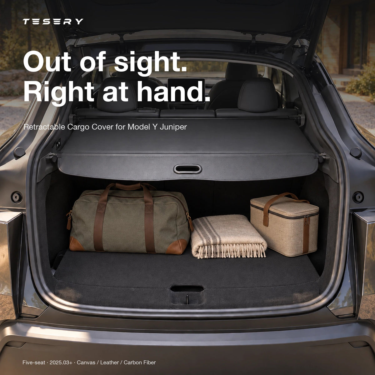 Retractable Cargo Cover for Model Y Juniper - Tesery Official Store
