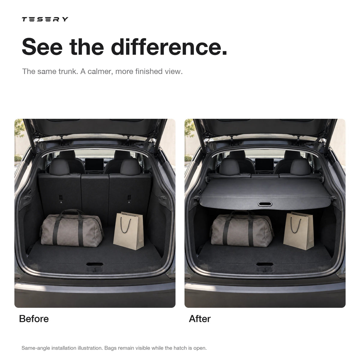 Retractable Cargo Cover for Model Y Juniper - Tesery Official Store