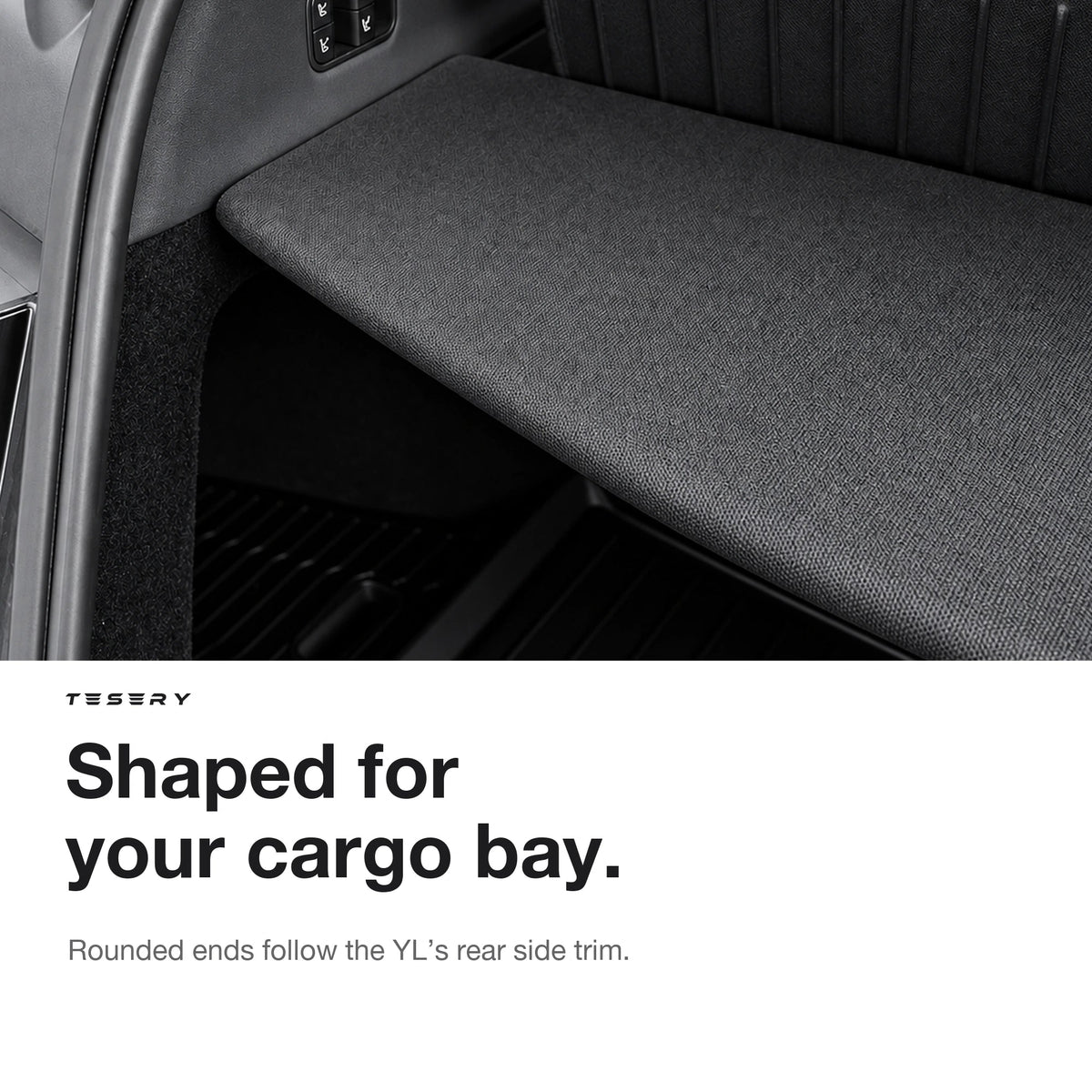 Rigid Trunk Cargo Cover for Tesla Model YL 6-Seater 2026+ - Tesery Official Store