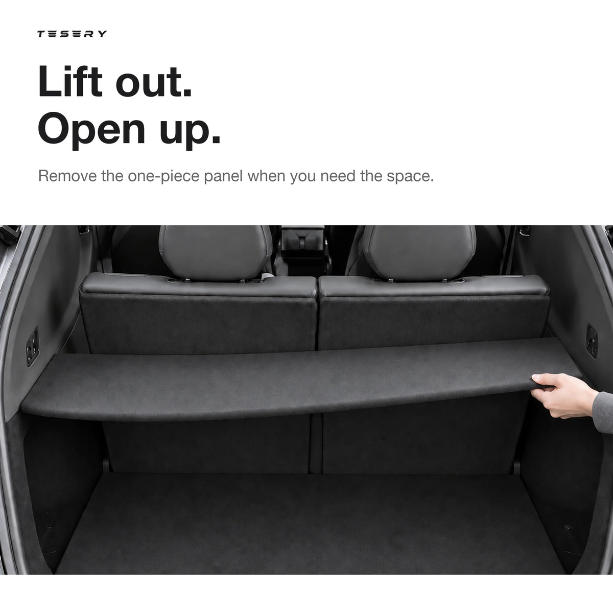 Rigid Trunk Cargo Cover for Tesla Model YL 6-Seater 2026+ - Tesery Official Store