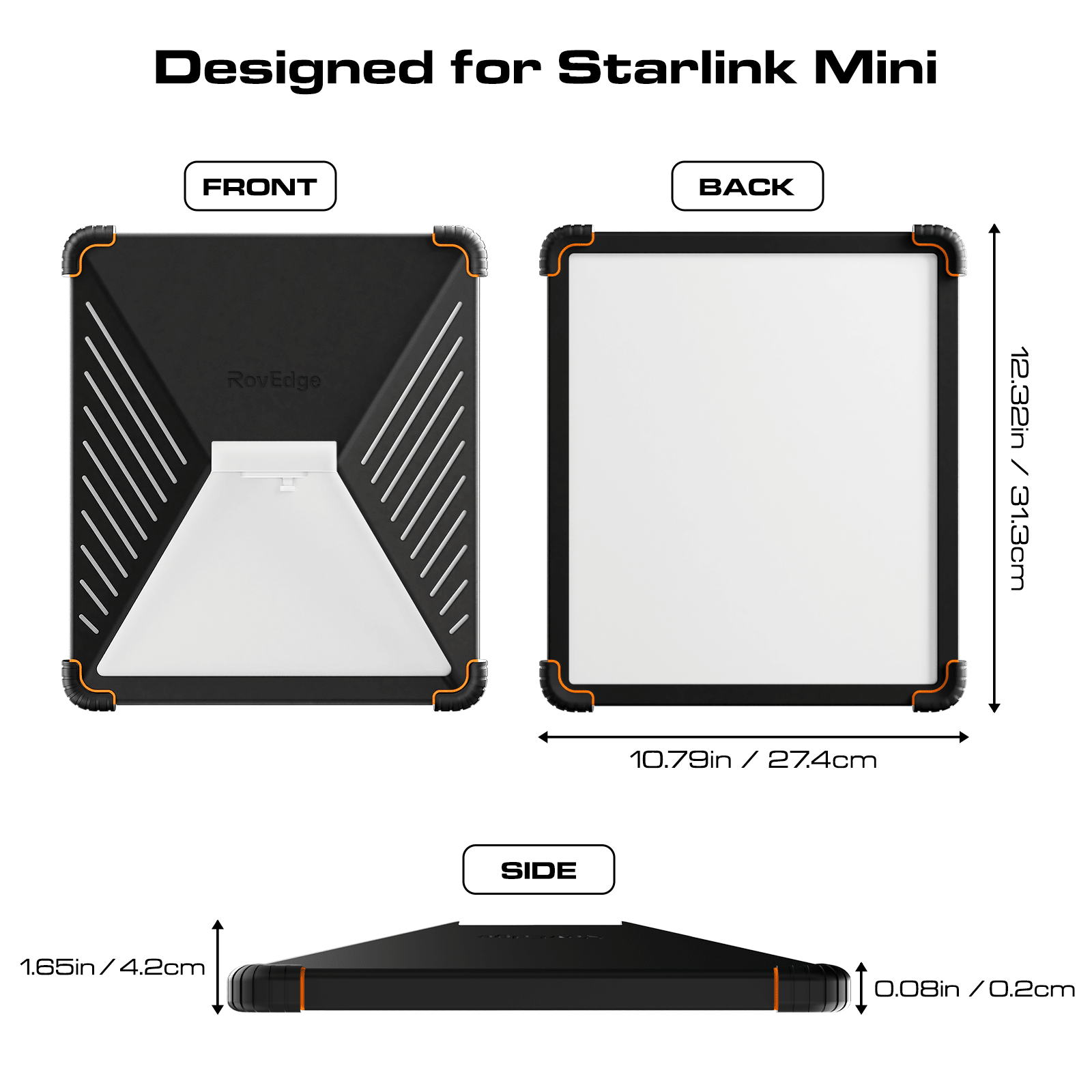 RovEdge R - Foot Armor Case for Starlink Mini | Anti - Drop Protection & IP65 - Tesery Official Store