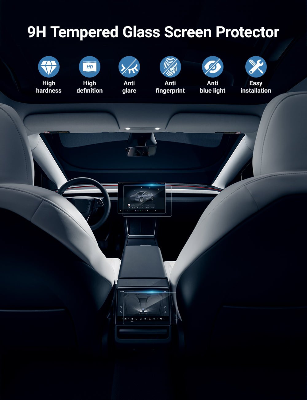 Screen Protector for Tesla Model 3 Highland / Model Y Juniper - Tesery Official Store