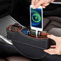 Seat Gap Filler for Tesla | Universal Fit | Premium Leather & Cotton - Tesery Official Store