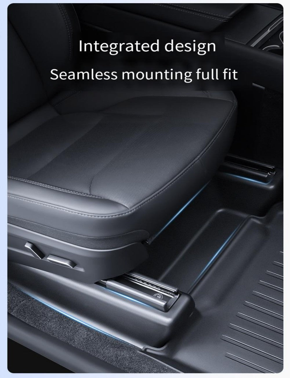 Seat Slide Rail Anti - Kick Guards for Tesla Model Y Juniper (5PCS) - Tesery Official Store