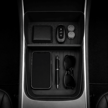 Silicone Center Console Lower Tray Mat for Model Y Standard 2026+ - Tesery Official Store