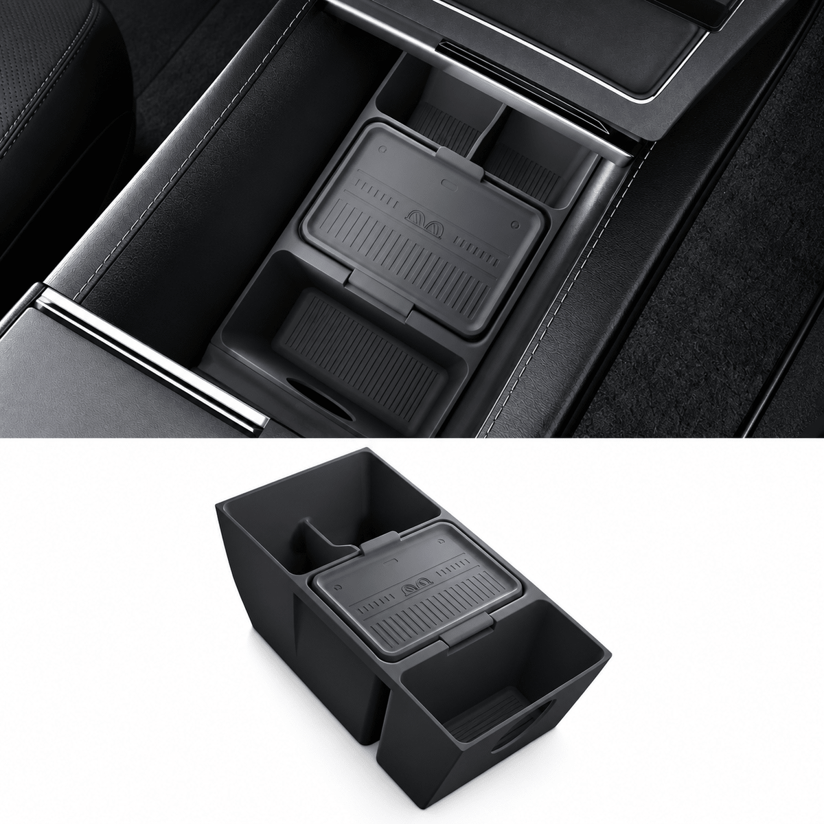 Silicone Center Console Storage Organizer for Model Y Juniper 2025+ - Tesery Official Store