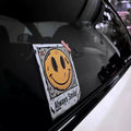 Smiley Face Reflective Car Stickers for Tesla - Tesery Official Store