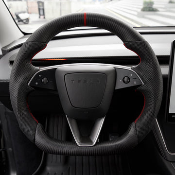 Sport Carbon Fiber Steering Wheel for Model 3 Highland / Model Y Juniper - Tesery Official Store