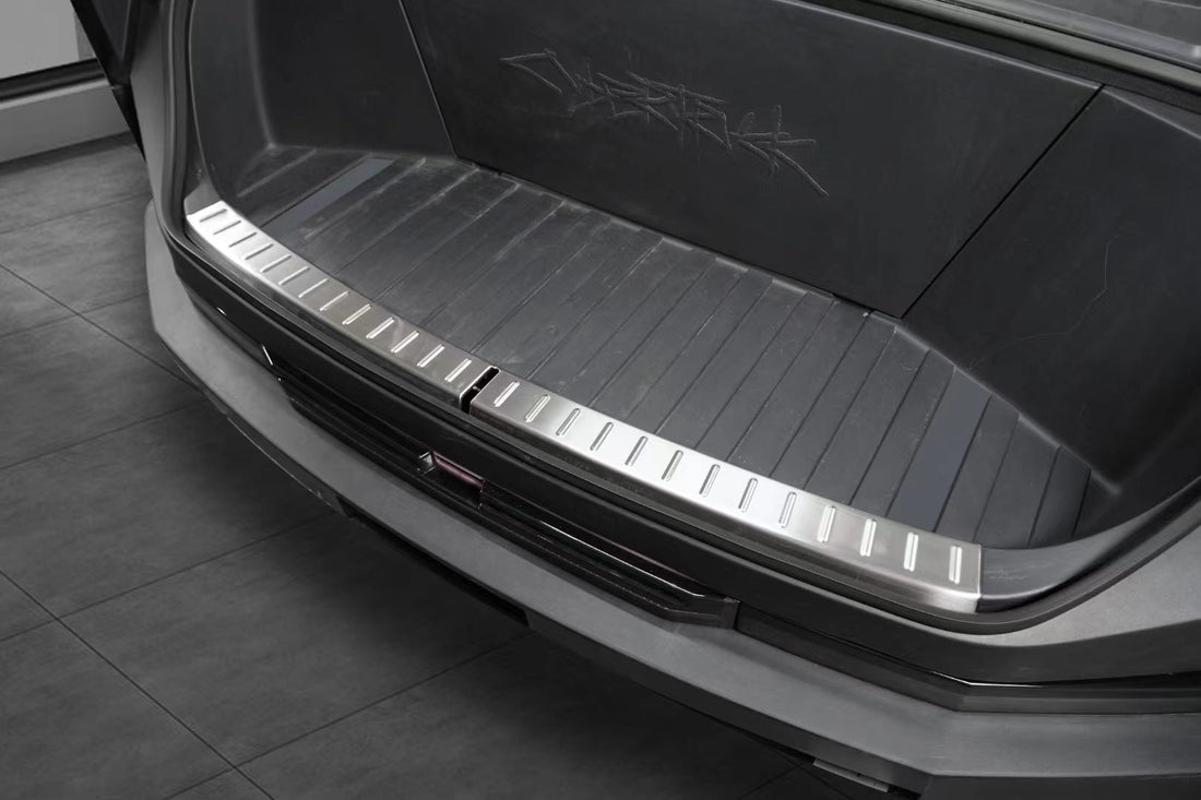 Stainless steel door sill strips for trunk for CyberTruck - Tesery Official Store