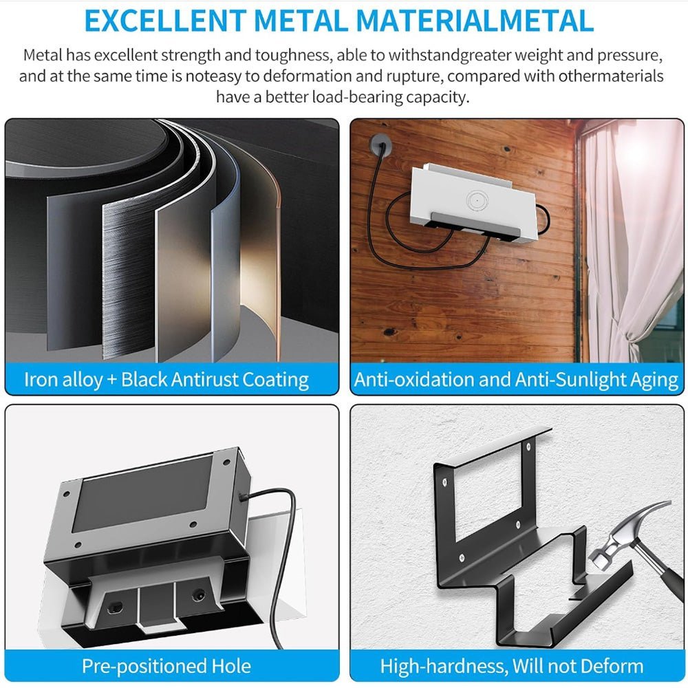 Starlink Gen 3 Router Mount | All - in - One Metal Wall Mount Kit - Tesery Official Store