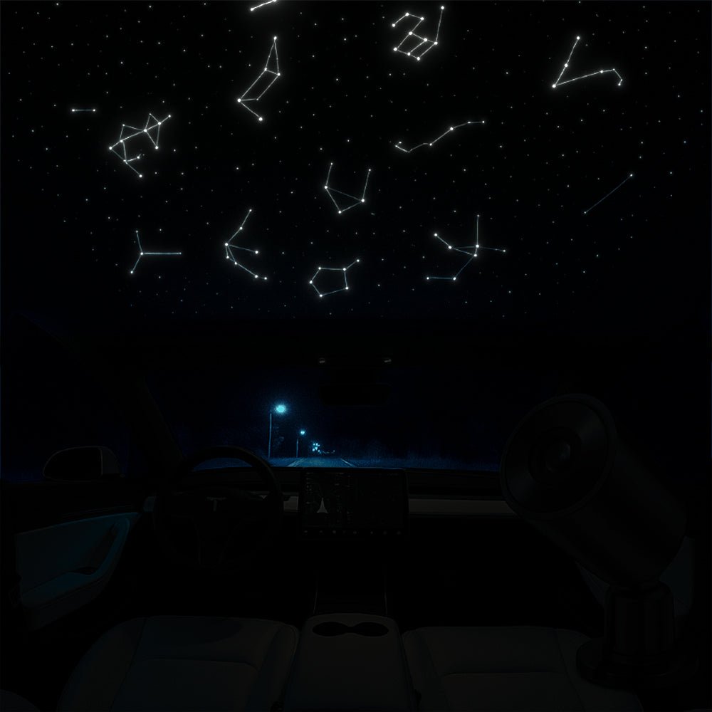 Starry Sky Sunroof Projector Ambient Lighting for Tesla丨 Galaxy Lighting Effect - Tesery Official Store