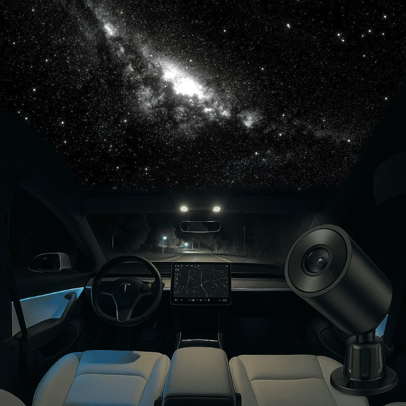 Starry Sky Sunroof Projector Ambient Lighting for Tesla丨 Galaxy Lighting Effect - Tesery Official Store