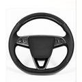 Steering Wheel Bezel Overlay Real Dry Carbon Fiber for New Model 3 & Model Y (3 Pieces) - Tesery Official Store
