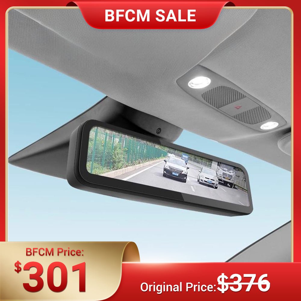 Streaming Rearview Mirror Recorder for Tesla Model 3 Highland / Model Y Juniper（HW4.0） - Tesery Official Store