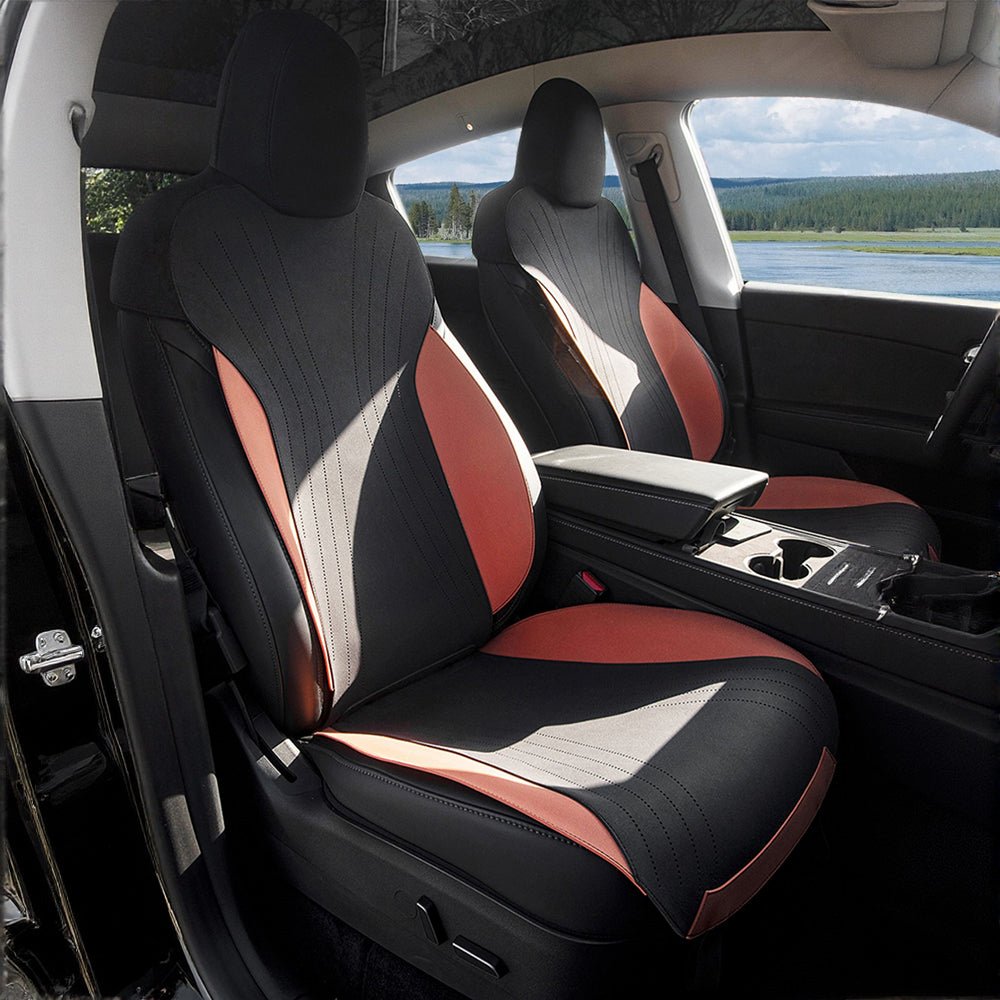 Suede Seat Covers for Tesla Model 3 & Model Y - Tesery Official Store
