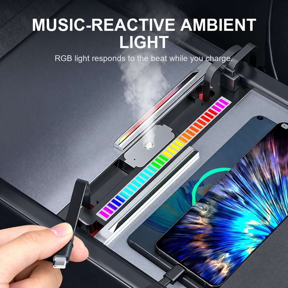 TESERY 116W Smart Aroma RGB Center Console Hub for Tesla Model 3/Y/YL - Tesery Official Store