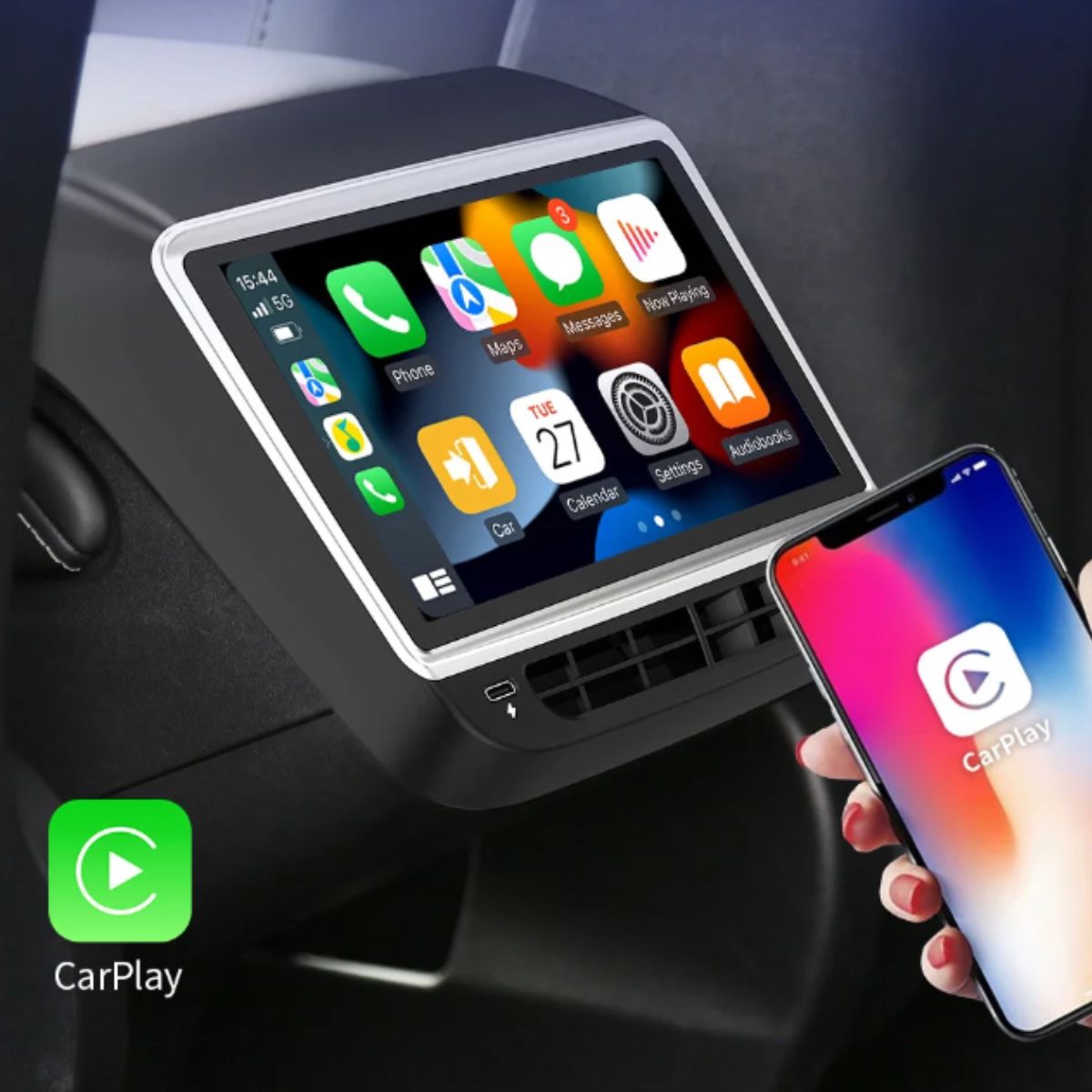 TESERY 7 Inch Rear Entertainment & Climate Control Screen for Tesla Model Y / 3 - Tesery Official Store