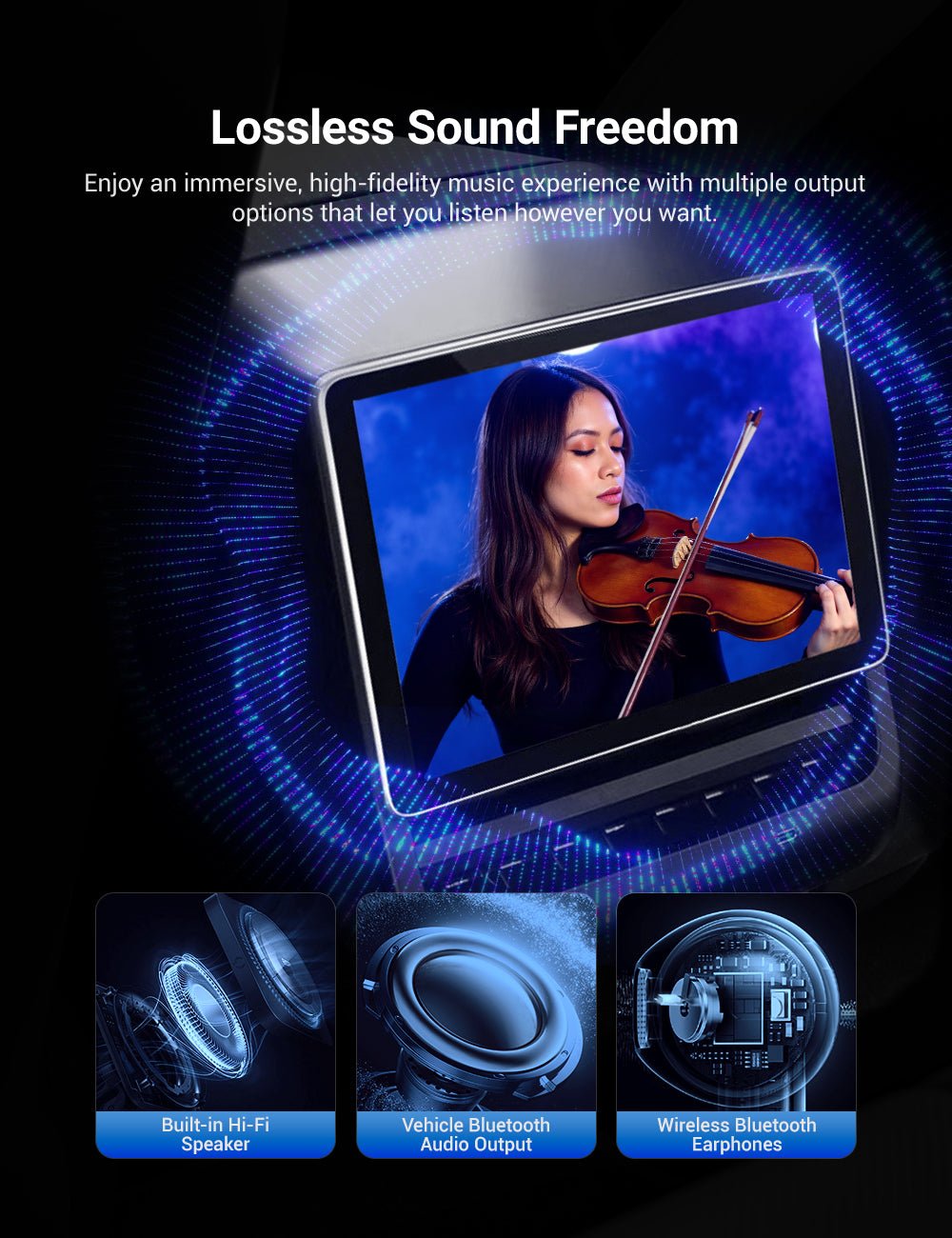 TESERY 8 Inch 4G Android Rear Entertainment Screen Display for Tesla Model Y / 3 - Tesery Official Store