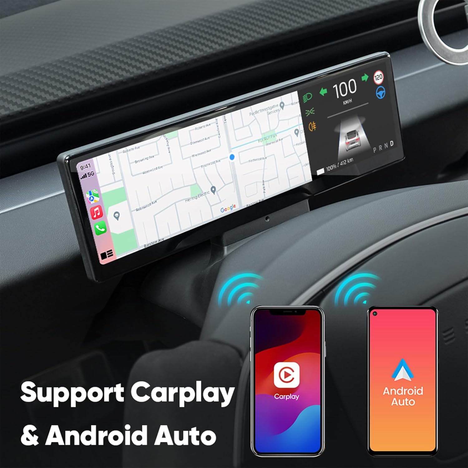 TESERY 8.8 Inch Touch Screen Instrument Cluster Dashboard Display for Model 3 / Y - Tesery Official Store