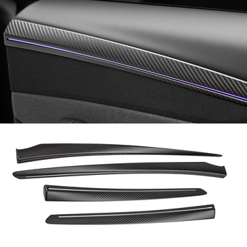 TESERY Dry Carbon Fiber Door Trim Cover for Tesla Model Y Juniper - Tesery Official Store