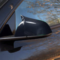 TESERY Mirror Caps for Model S / X ( Sporty Style ) - Dry Carbon Fiber Exterior Mods - Tesery Official Store