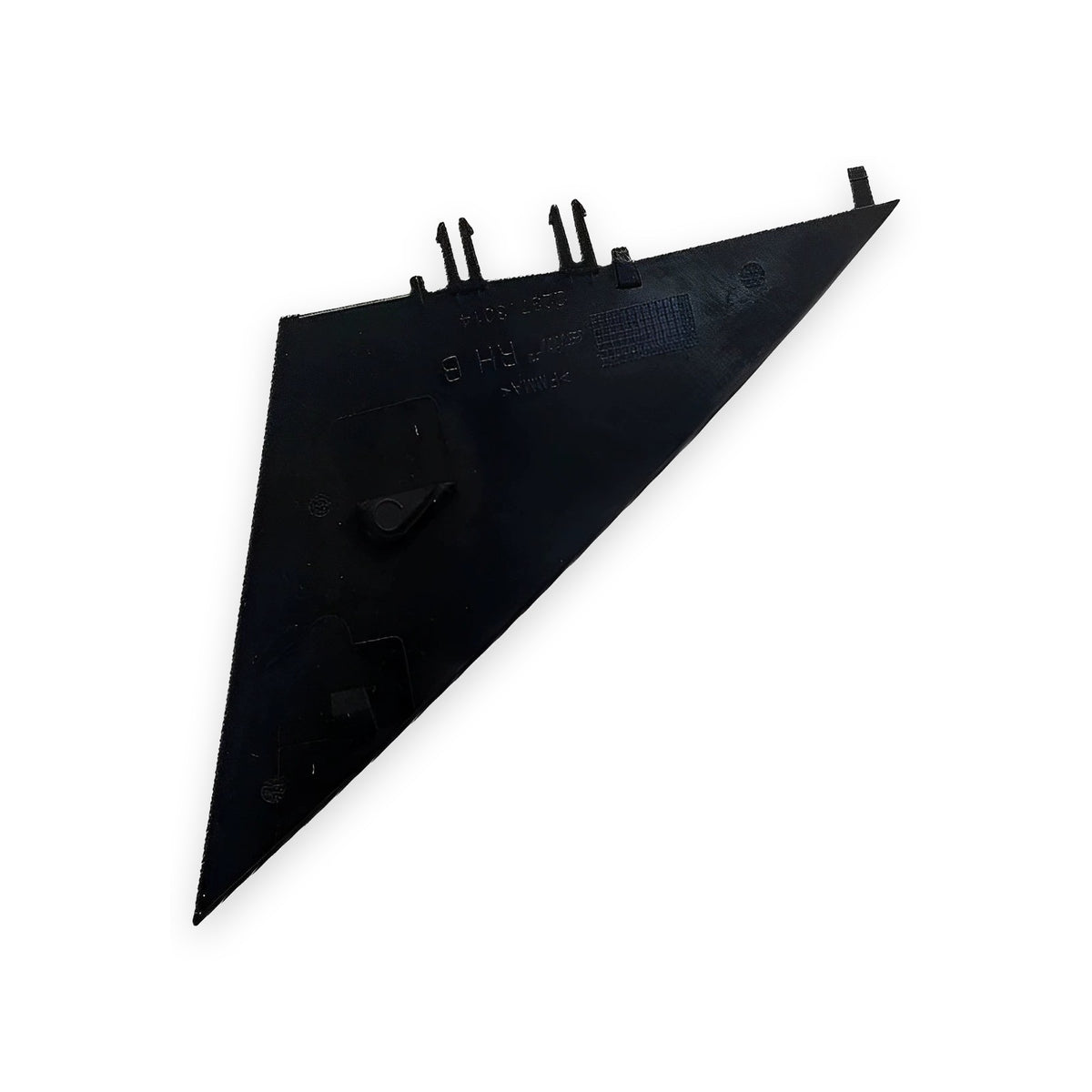 Left LH mirror triangle trim for Tesla Model 3 2017+, including Highland, OEM reference 1130655-00-E