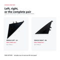 Tesla Model 3 left and right mirror triangle trim OEM number and side selection guide