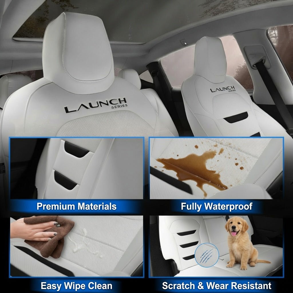 TESERY Nappa Leather Seat Covers for Tesla Model 3 & Model Y - Tesery Official Store