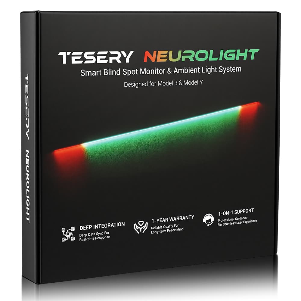 TESERY NeuroLight丨Model 3/Y Dashboard RGB Lights with Integrated BSD System - Tesery Official Store