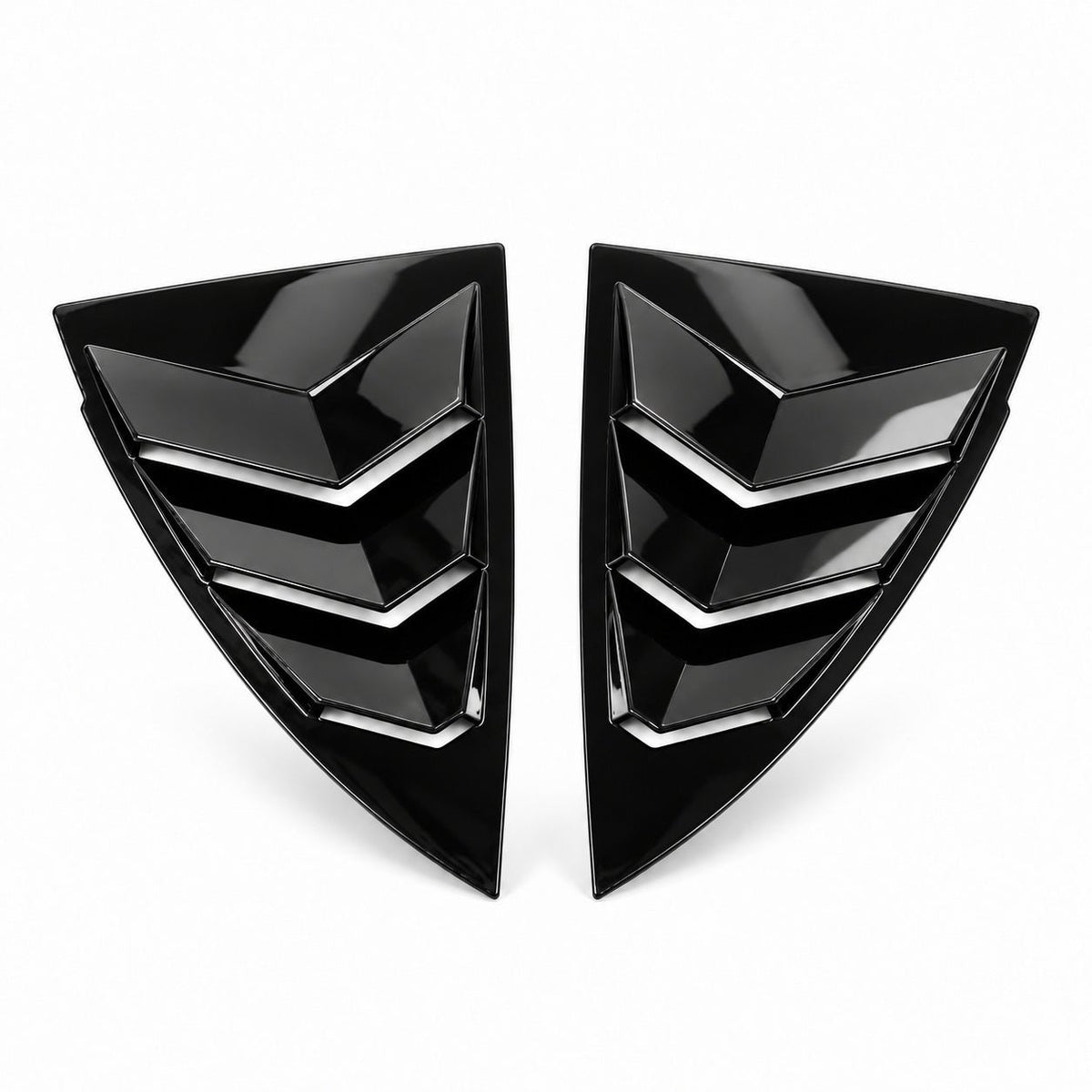 TESERY Rear Side Window Louvers Cover for Model Y | 3 Finishes | 2-Pack - Tesery Official Store