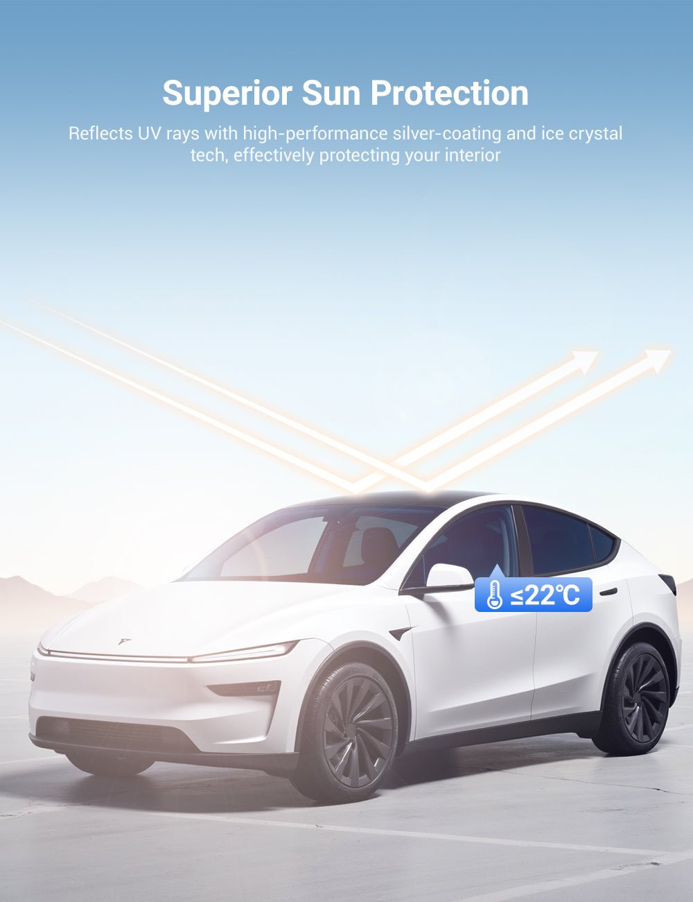 TESERY Retractable Sun Shade for Model Y Juniper - Tesery Official Store