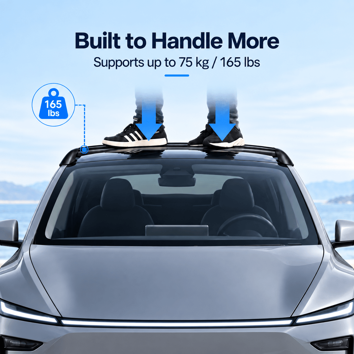 TESERY Roof Rack for Tesla Model YL 6-Seater (2PCS) - Tesery Official Store