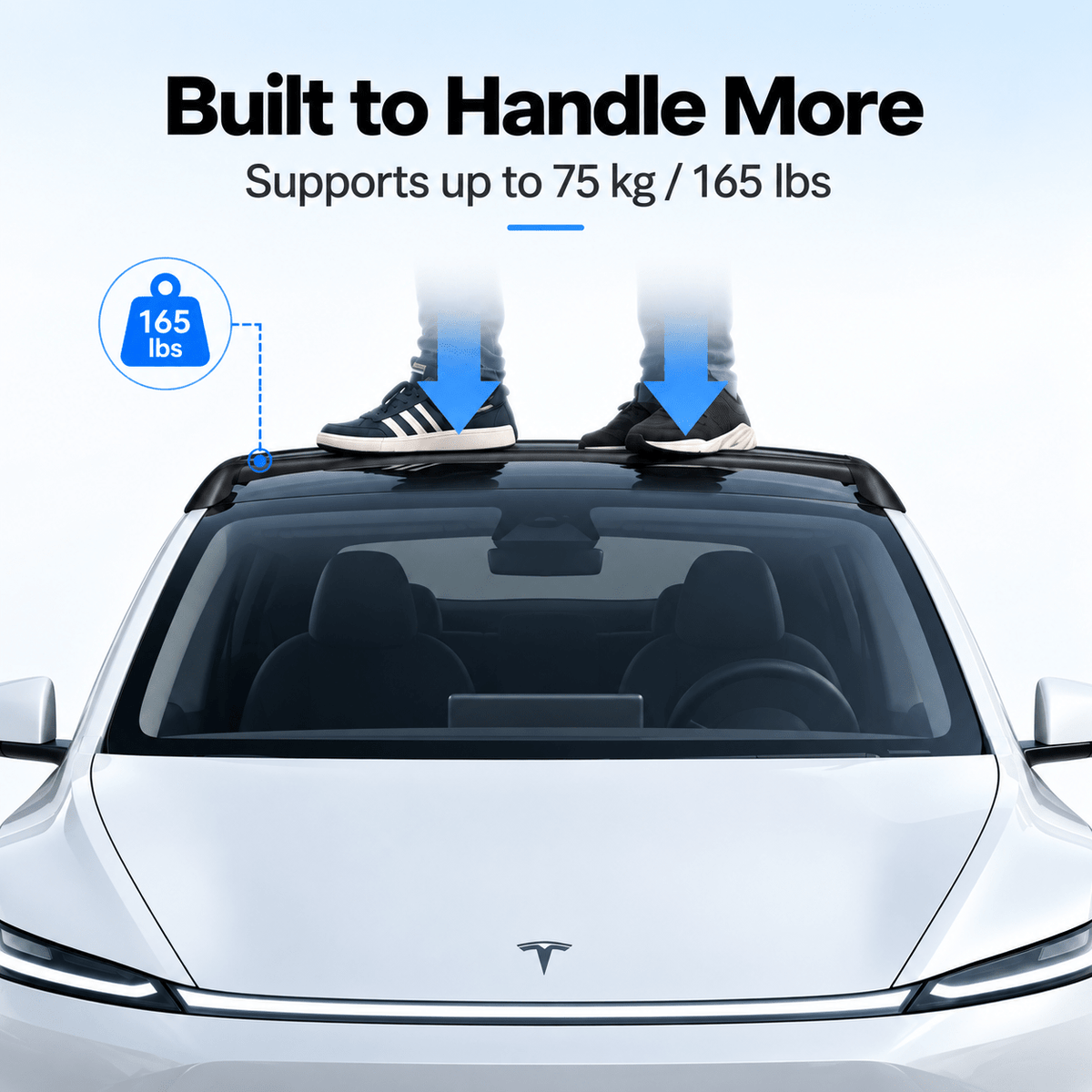 TESERY Roof Rack for Tesla Model YL 6-Seater (2PCS) - Tesery Official Store