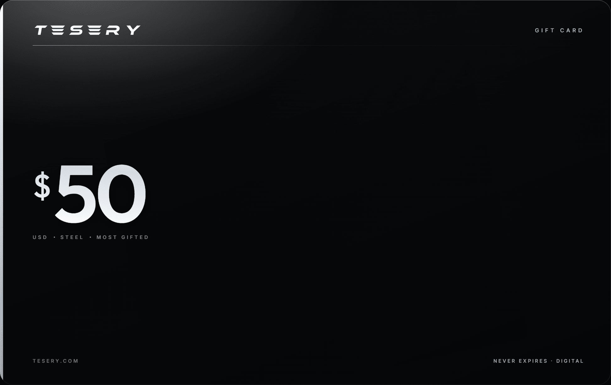 Tesery - Tesla Aftermarket Accessories Store Gift Cards - Tesery Official Store
