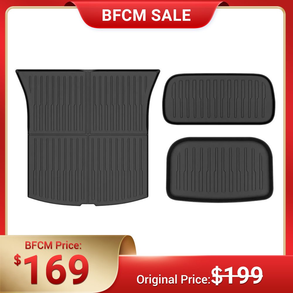 TESERY TPE Front/Rear Trunk Mats for Tesla Model Y Juniper - Tesery Official Store