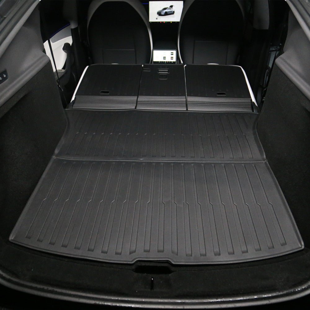 TESERY Trunk Mat With Backrest Mat for Tesla New Model Y - Tesery Official Store