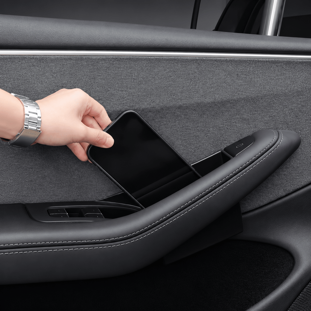 Tesla Door Handle Storage Box Set for Model 3 / Y (4PCS) - Tesery Official Store