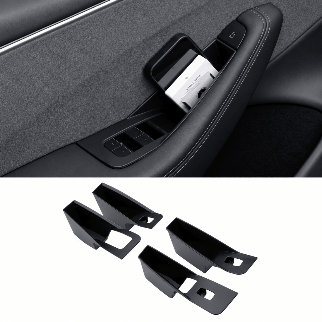 Tesla Door Handle Storage Box Set for Model 3 / Y (4PCS) - Tesery Official Store