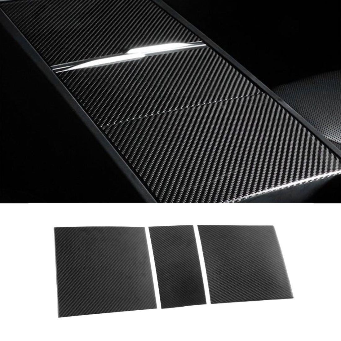 Tesla Model Y Juniper Full Interior Carbon Fiber Kit Overlay - Tesery Official Store