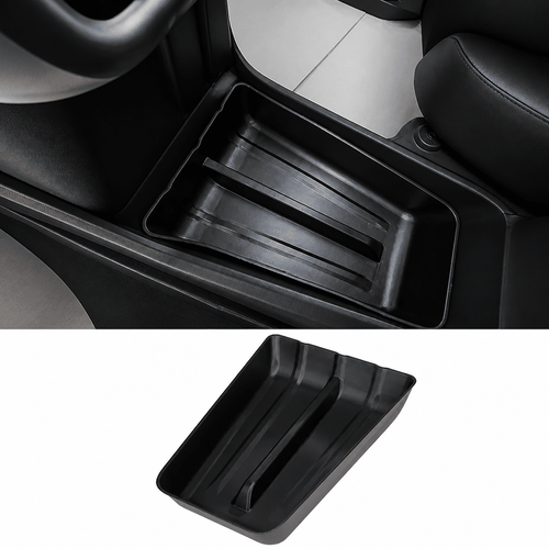 TPE Center Console Lower Storage Tray for Model Y Standard 2026+ - Tesery Official Store