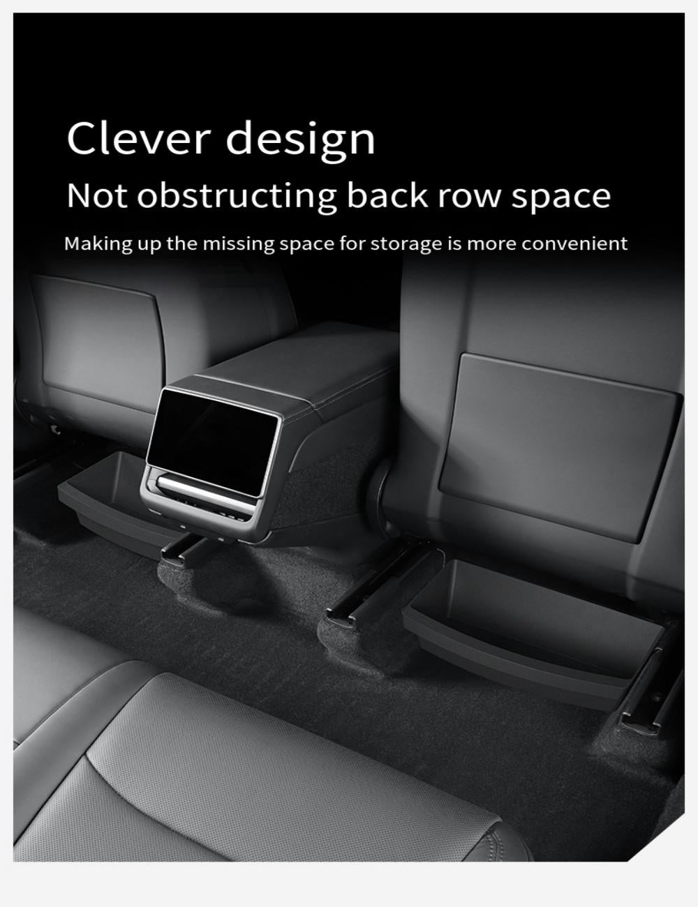 TPE Under Seat Storage Box for Model Y Juniper - Tesery Official Store